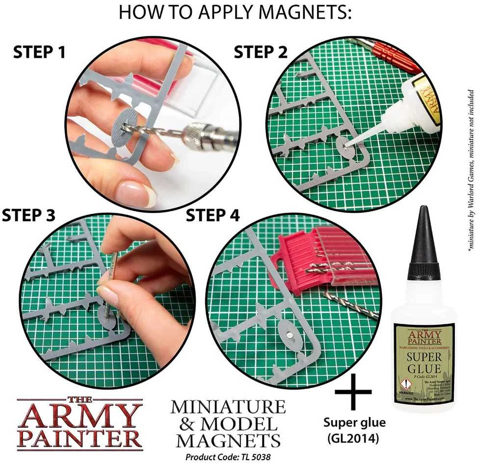 The Army Painter Armijos dailininkas – miniatiūrų ir modelių magnetai