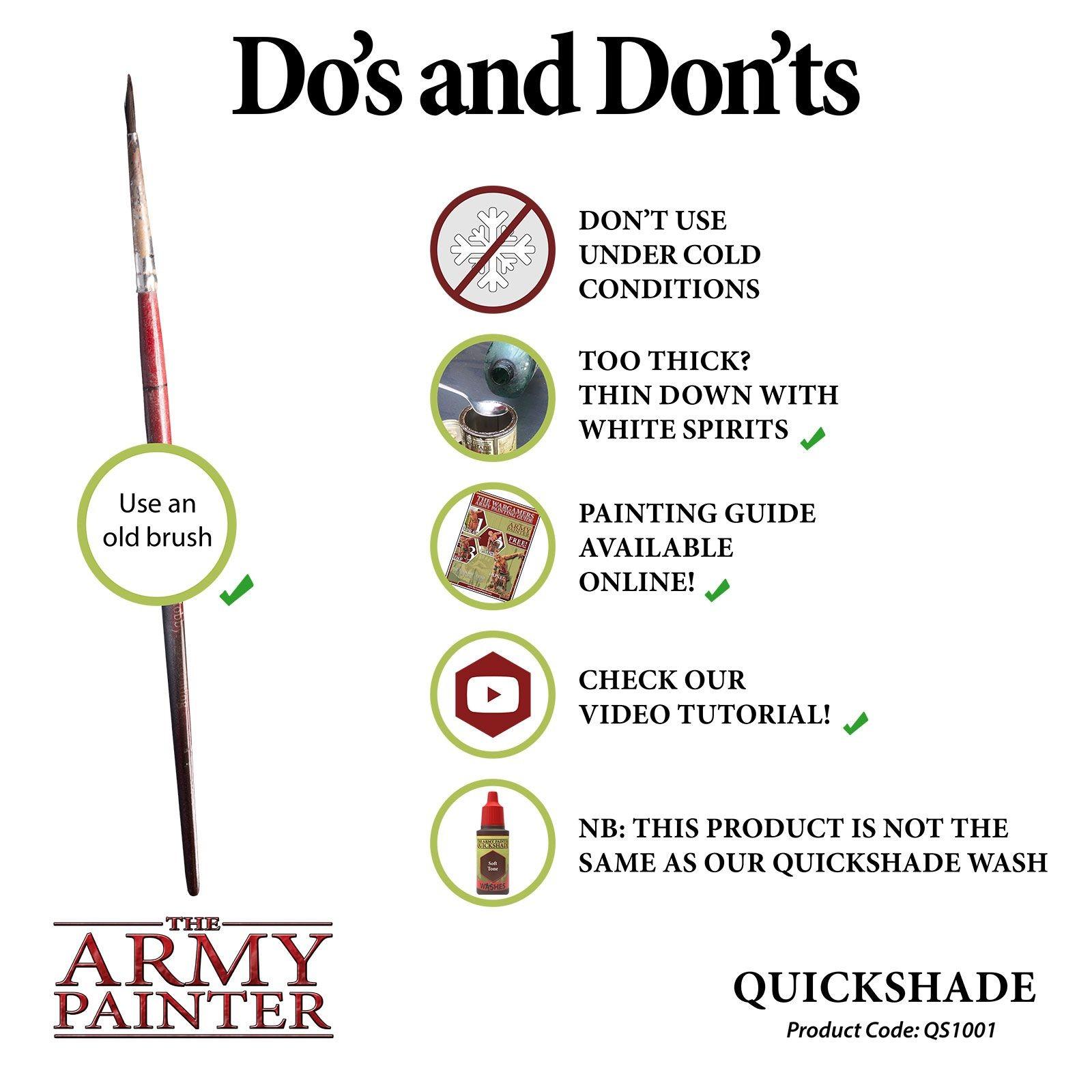 The Army Painter Army Painter Quickshade Dip: švelnus tonas