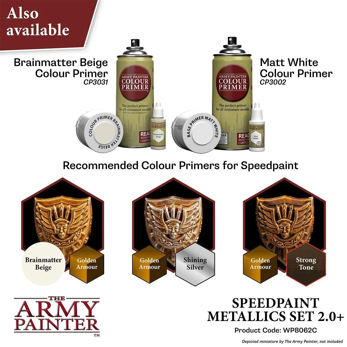 „The Army Painter“ – „Speedpaint Metallics“ rinkinys 2.0