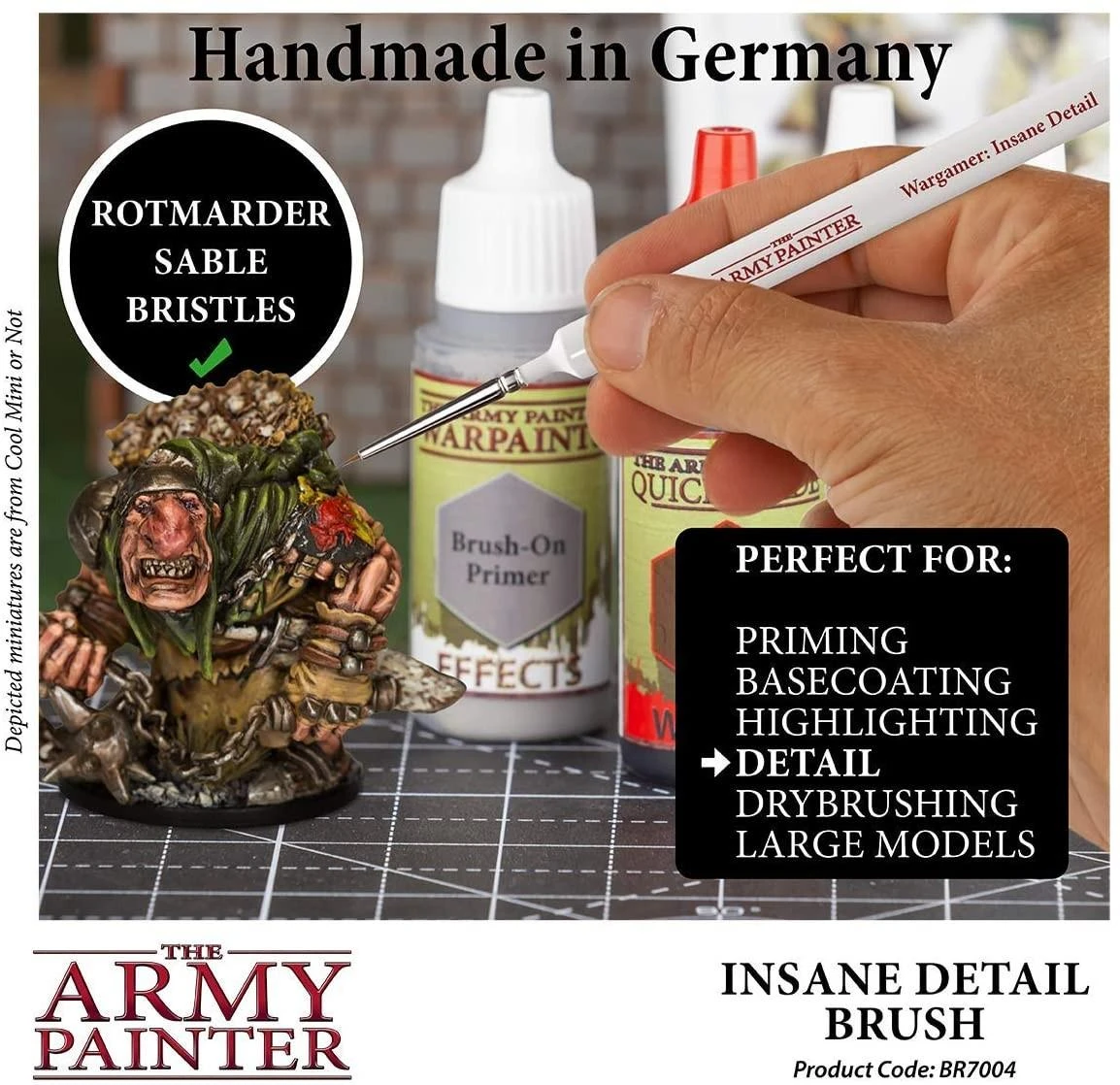 The Army Painter Armijos tapytojas Wargamer: beprotiška detalė