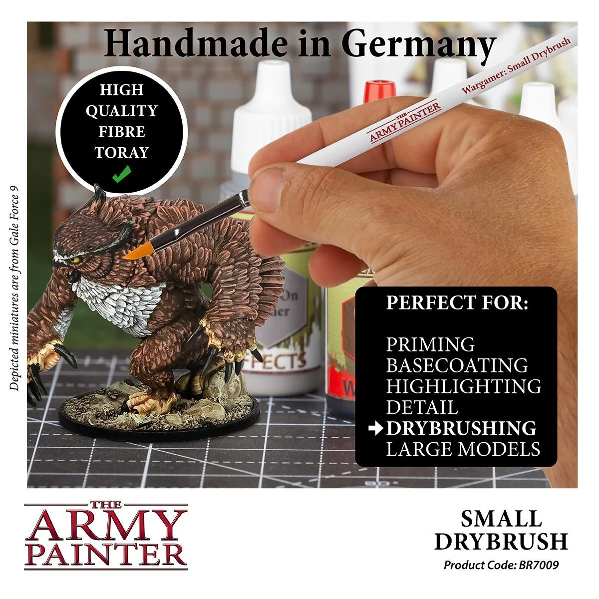 „The Army Painter Wargamer“: mažas sausas šepetys