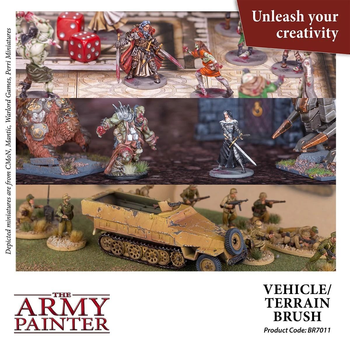 „The Army Painter Wargamer“: transporto priemonė ir peizažas