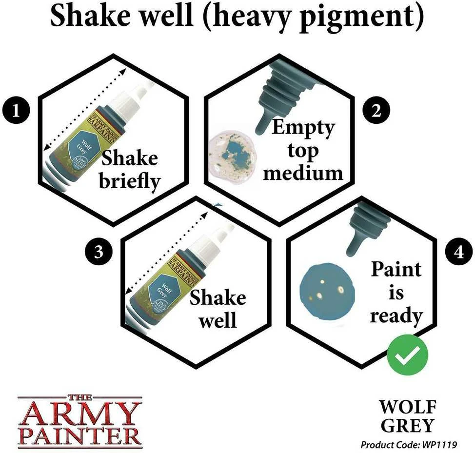 The Army Painter Warpaints: Wolf Pilkas