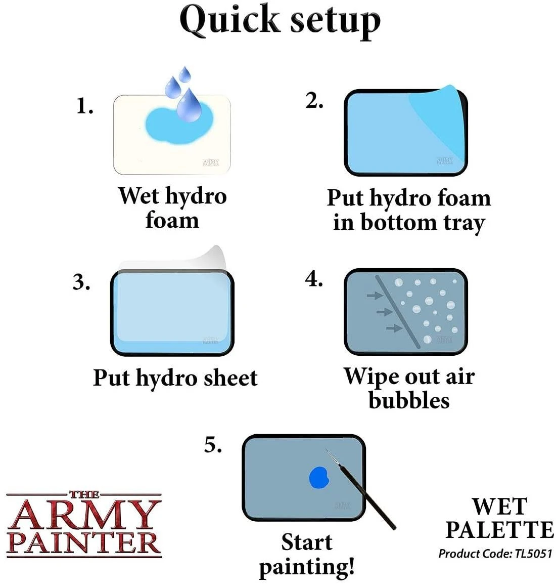 The Army Painter Armijos tapytojas – šlapia paletė