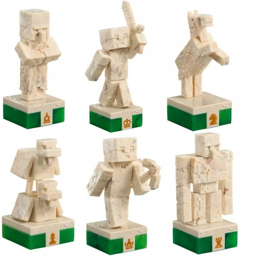 „Noble Collection France Minecraft“ – šachmatų rinkinys „Overworld Heroes vs. Hostile Mobs“