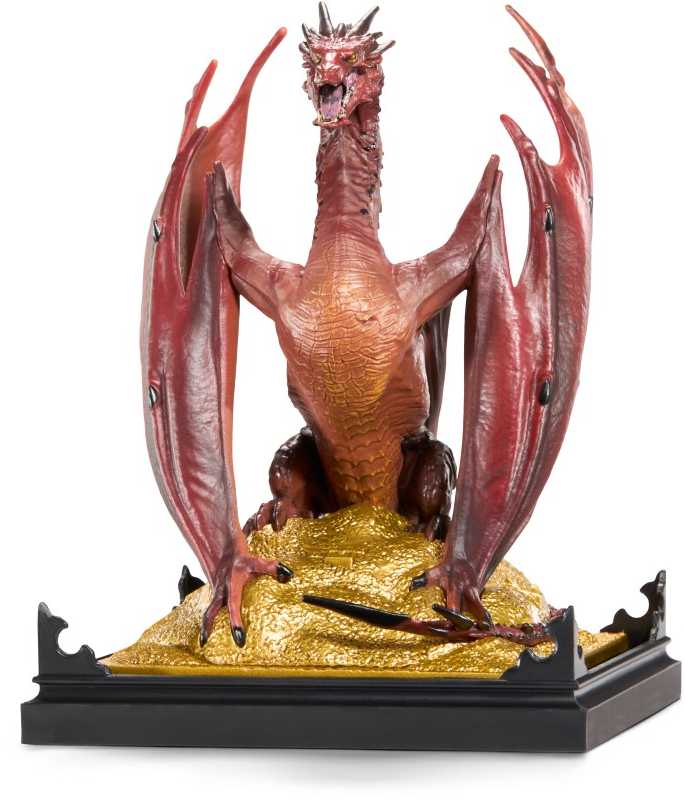 The Noble Collection France Smaug Diorama - Bilbo the Hobbit - Collector's Figurine