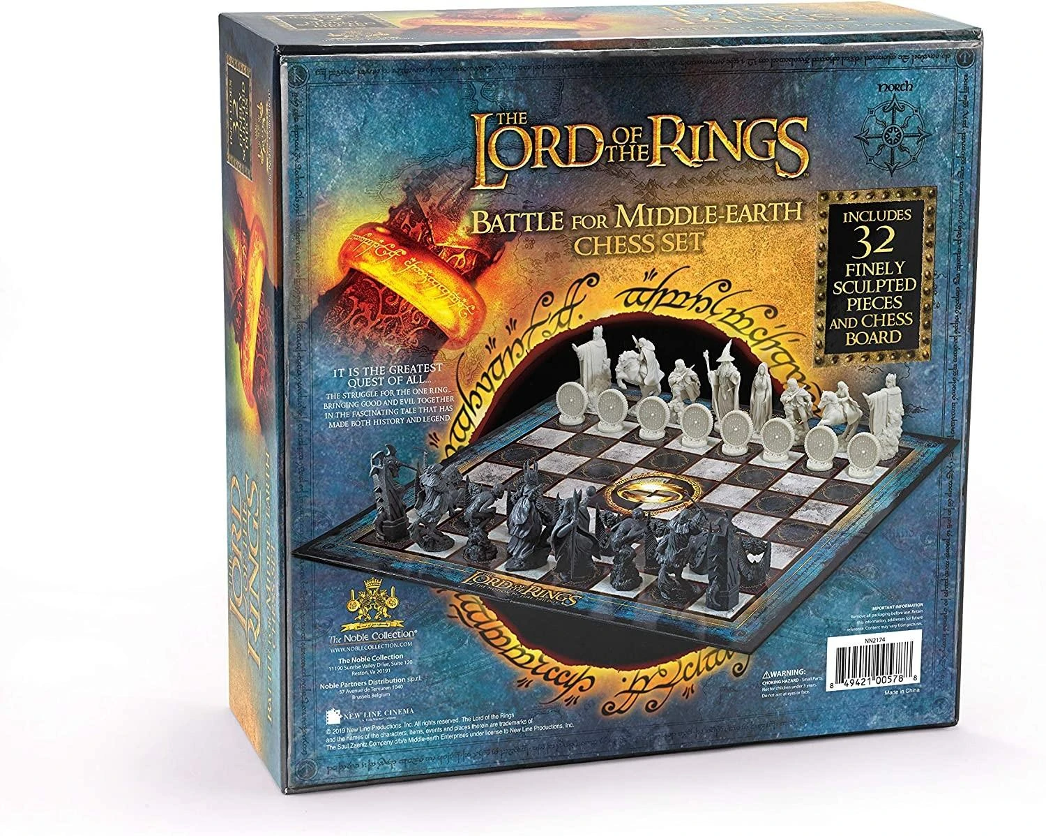 Lord of the Rings: Battle for Middle-Earth Chess Set šachmatų rinkinys