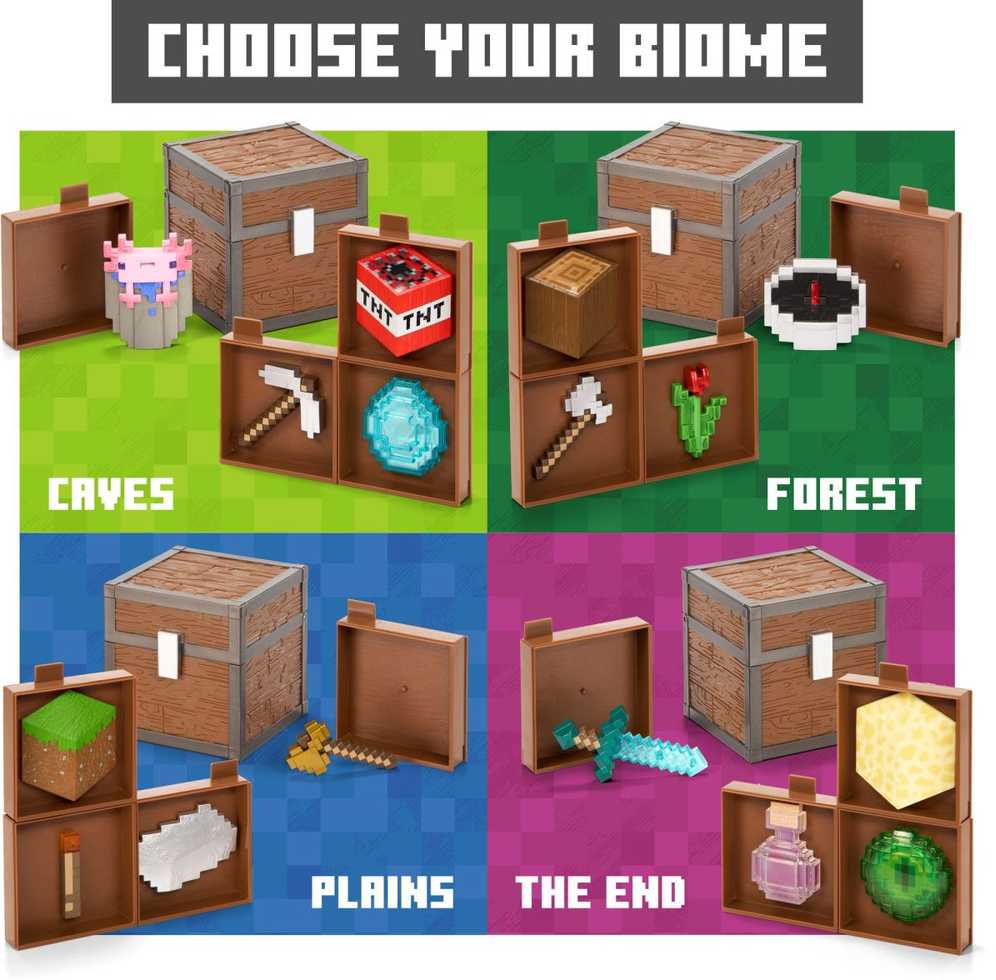 The Noble Collection Minecraft Loot Chest - Forest