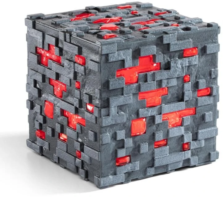 Noble Collection Minecraft - Šviečiantis Raudonasis Akmuo