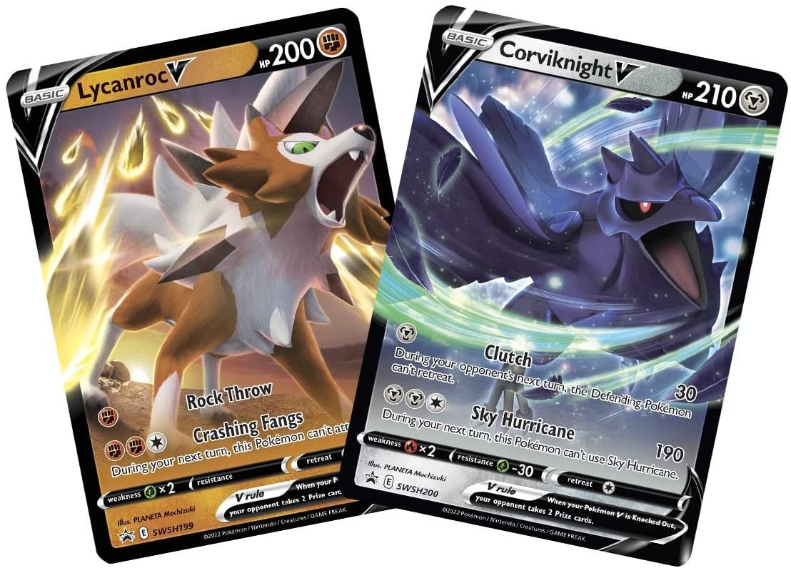 Pokemon Pokemon TCG – Lycanroc vs. Corviknight V Battle Deck Bundle