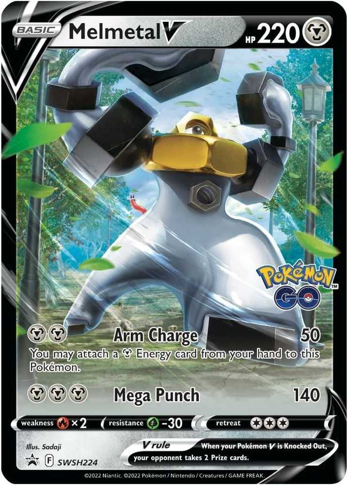 „Pokemon Pokemon TCG“ – „Pokemon GO Mewtwo“ ir „Melmetal V“ kovos kaladžių rinkinys