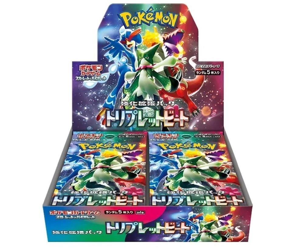 KING PUNCH The Pokemon Pokemon TCG - Scarlet & Violet Triplet Beat Booster Ekranas (30 Packs) | JP