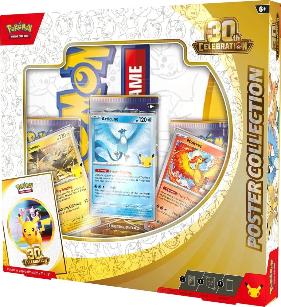 The Pokemon Pokemon TCG: 30th Celebration - Poster Collection