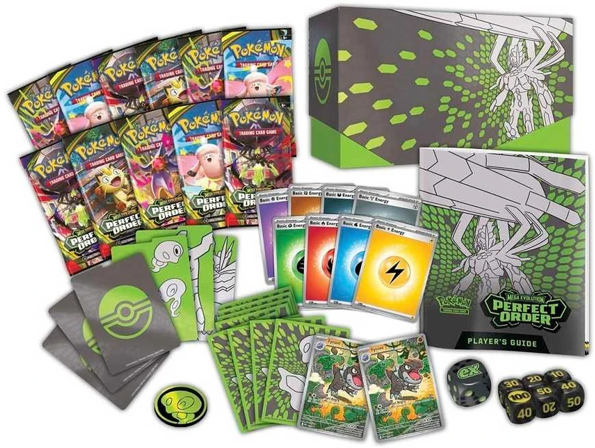 The Pokemon Pokemon TCG: Mega Evolution - Perfect Order Elite Trainer Box