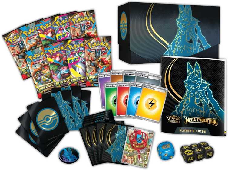 „Pokemon Pokemon TCG: Mega Evolution“ – elito treniruočių dėžutė – „Mega Lucario“