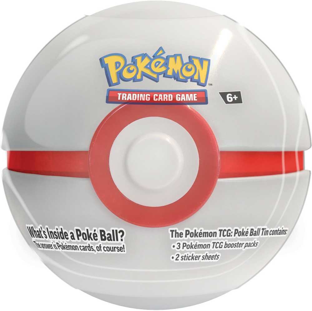The Pokemon Pokemon TCG - October Poké Ball Tin 2024 - Premiere Ball