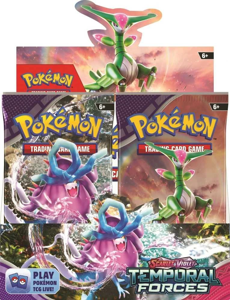 Pokemon Pokemon TCG – Scarlet & Violet 5 Temporal Forces Booster Ekranas (36 pakuotės)