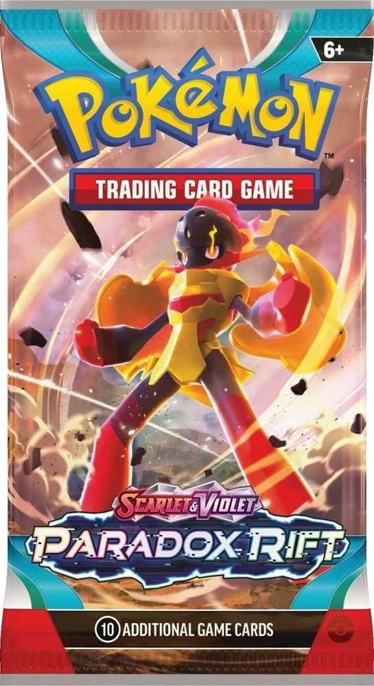 Kortelių rinkinys "Pokemon TCG Scarlet & Violet Paradox Rift Boosterpack", 1x10 kortelių