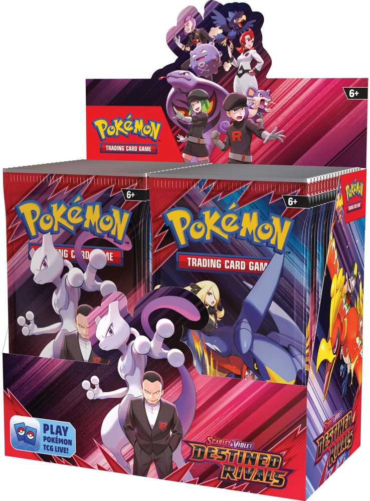 The Pokemon Pokémon TCG: Scarlet & Violet - Destined Rivals Booster Ekranas Box (36 packs)
