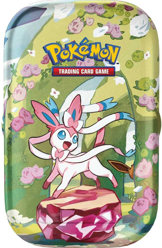 The Pokemon Pokemon TCG - Scarlet & Violet - Prismatic Evolutions Mini Tin Sylveon