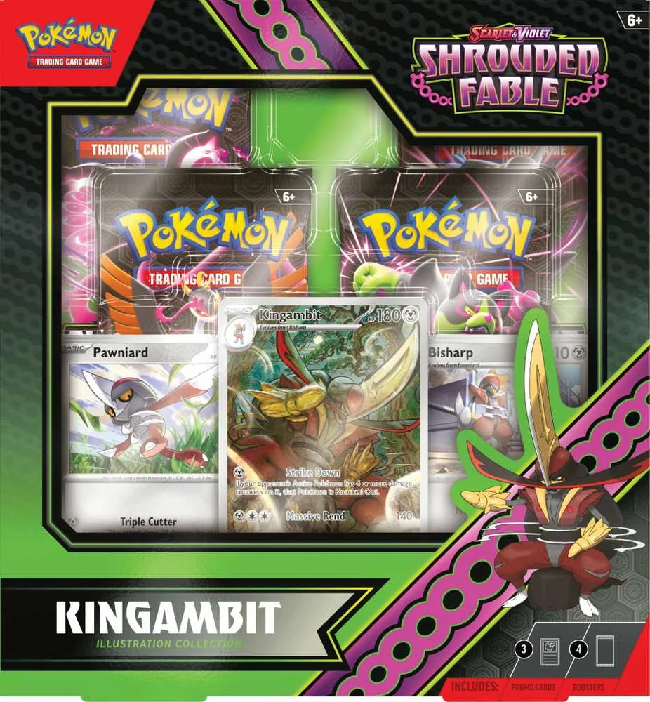 The Pokemon Pokemon TCG - Scarlet & Violet 6.5 Shrouded Fable Illustration Rare Collection Kingambit