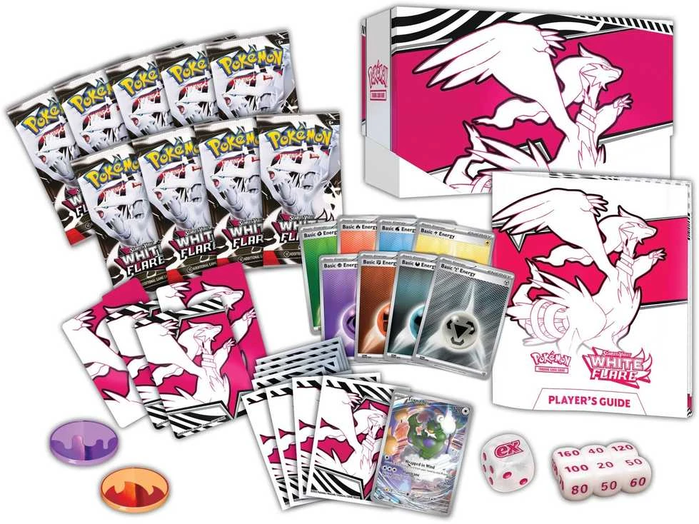 „Pokemon Pokemon TCG“: „Scarlet & Violet 10.5“ – „Baltas Flare“ – „Elite Trainer Box Reshiram“