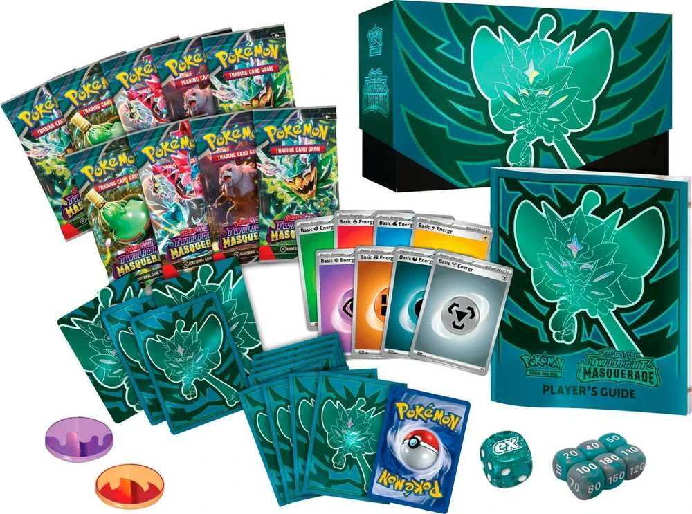 „The Pokemon Pokemon TCG“ – „Scarlet & Violet 6 Twilight Masquerade Elite Trainer Box“