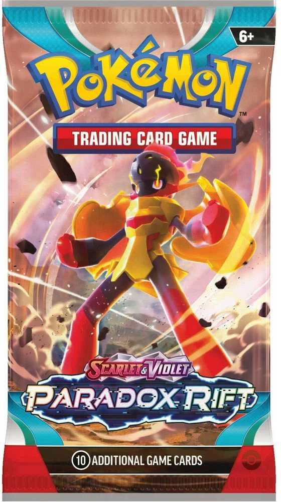 Kortelių rinkinys "Pokemon TCG Scarlet & Violet Paradox Rift Boosterpack", 1x10 kortelių