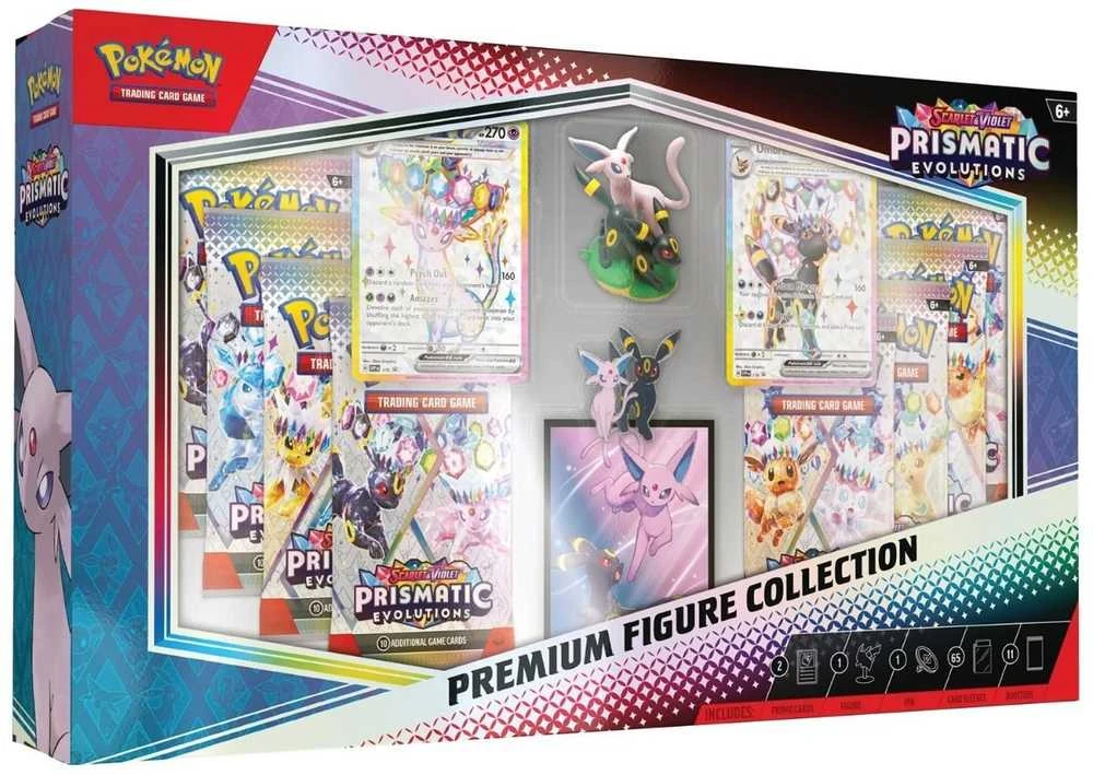 The Pokemon Pokémon TCG: Scarlet & Violet—Prismatic Evolutions Premium Figure Collection