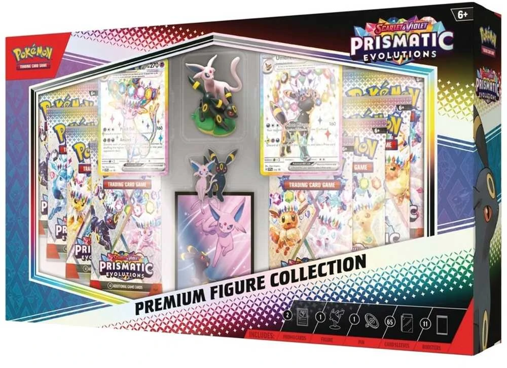 The Pokemon Pokémon TCG: Scarlet & Violet—Prismatic Evolutions Premium Figure Collection
