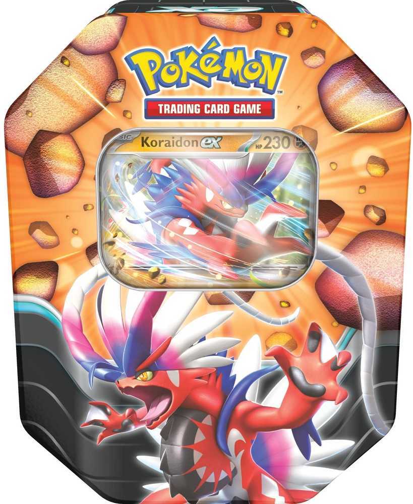 The Pokemon Pokemon TCG - Slashing Legends Ex Tin - Koraidon ex