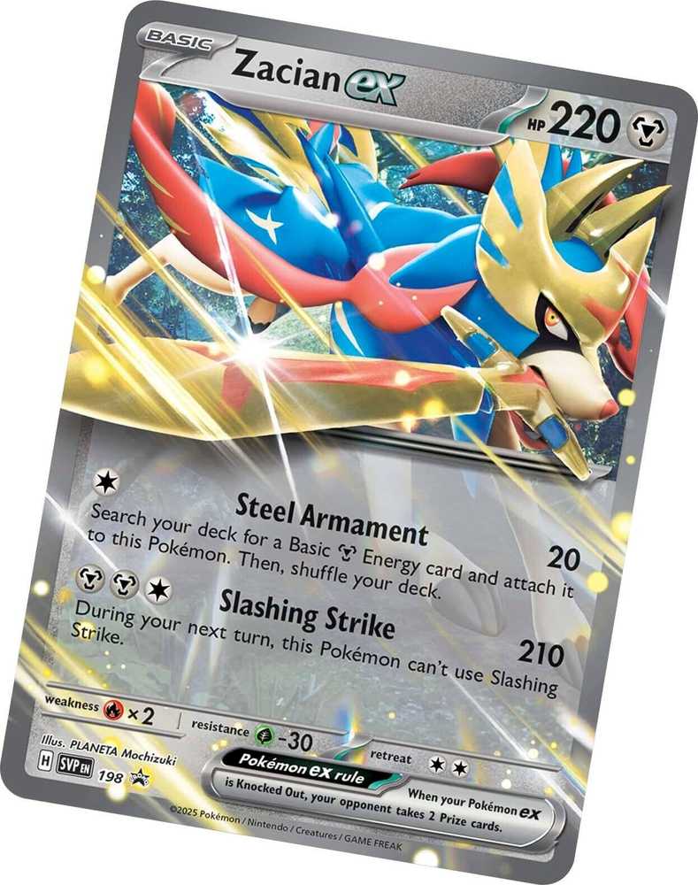 The Pokemon Pokemon TCG - Slashing Legends Ex Tin - Zacian ex