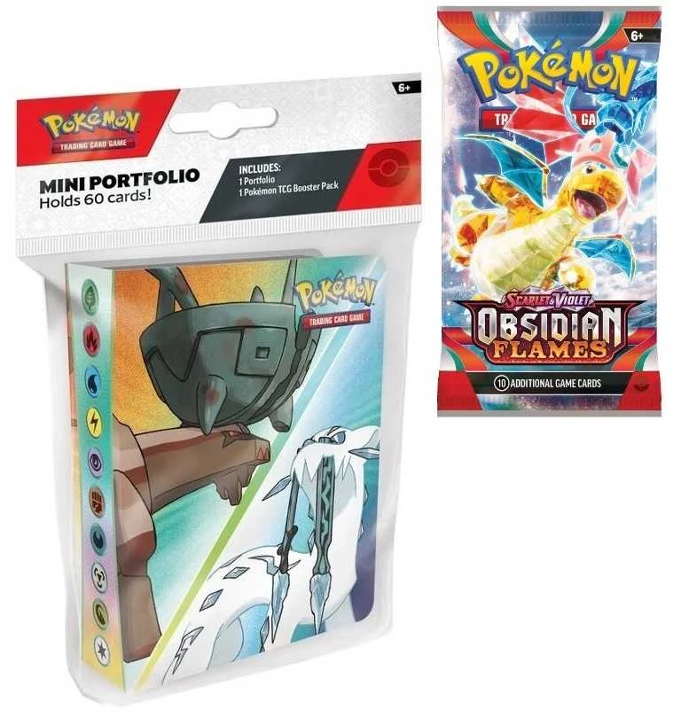 „Pokemon“ TCG – „Treasures of Ruin Obsidian Flames“ – mini portfolio