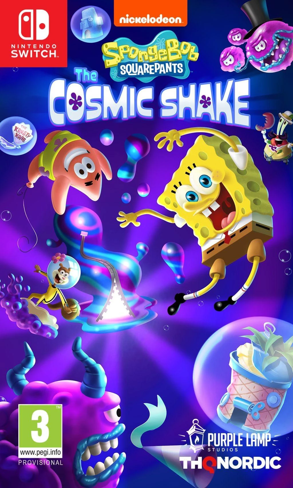 SpongeBob Thq Šiaurės šalių Kempiniukas Plačiakelnis: Kosminis purtymas