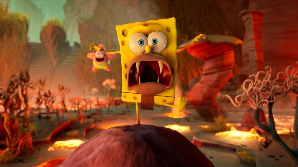 SpongeBob Thq Šiaurės šalių Kempiniukas Plačiakelnis: Kosminis purtymas