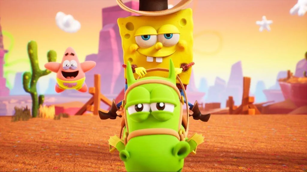 SpongeBob Thq Šiaurės šalių Kempiniukas Plačiakelnis: Kosminis purtymas