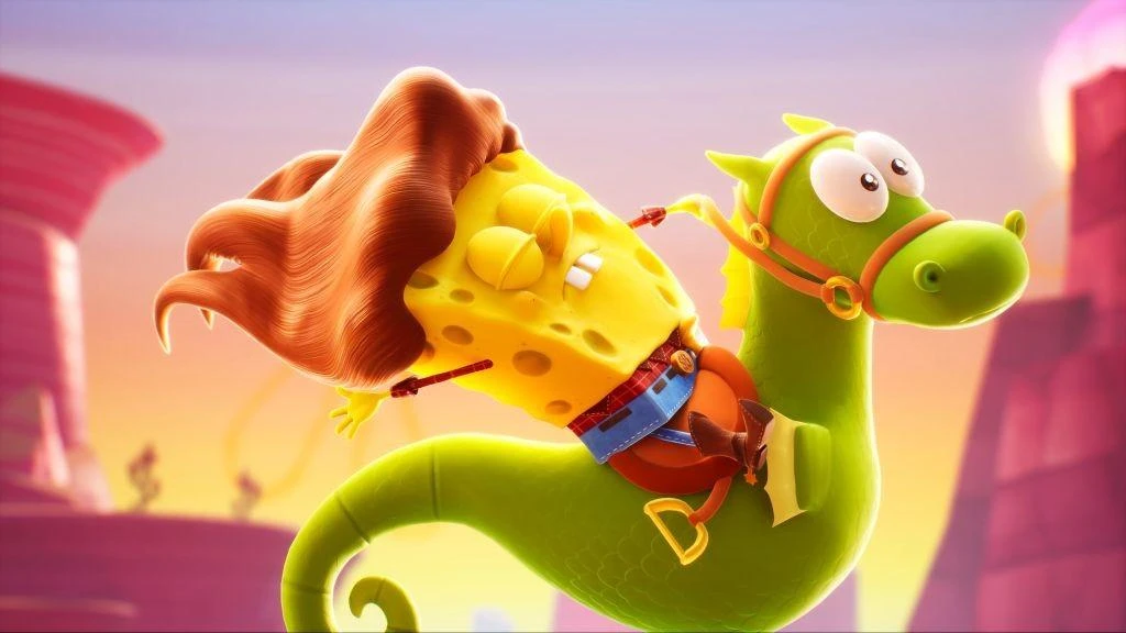 SpongeBob Thq Šiaurės šalių Kempiniukas Plačiakelnis: Kosminis purtymas