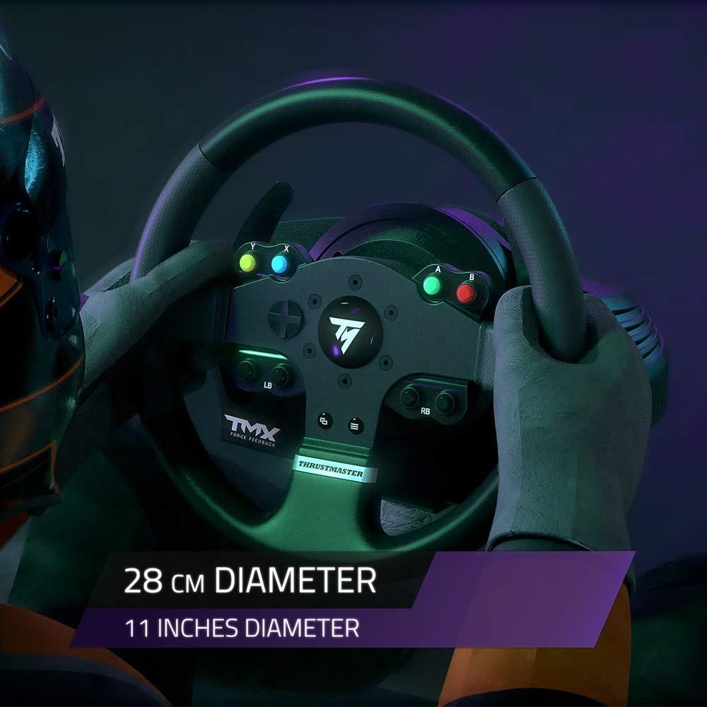 Žaidimų vairas THRUSTMASTER TMX FFB/4460136, Juodos spalvos
