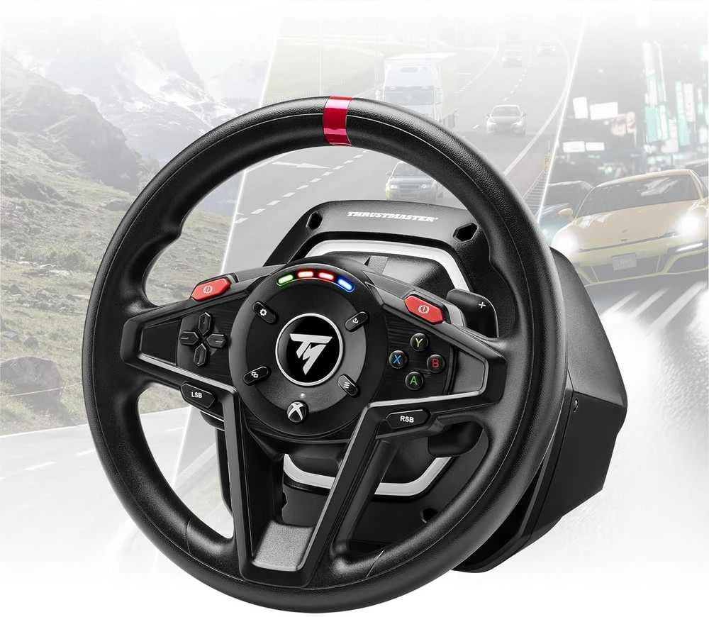 Thrustmaster T128 Shifter Pack vairas su pedalais ir pavarų svirtimi | XBOX,PC