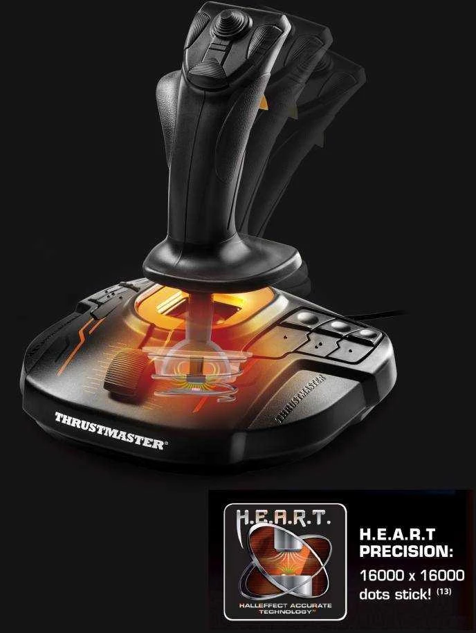 Vairalazdė Thrustmaster T.16000M FCS, juoda