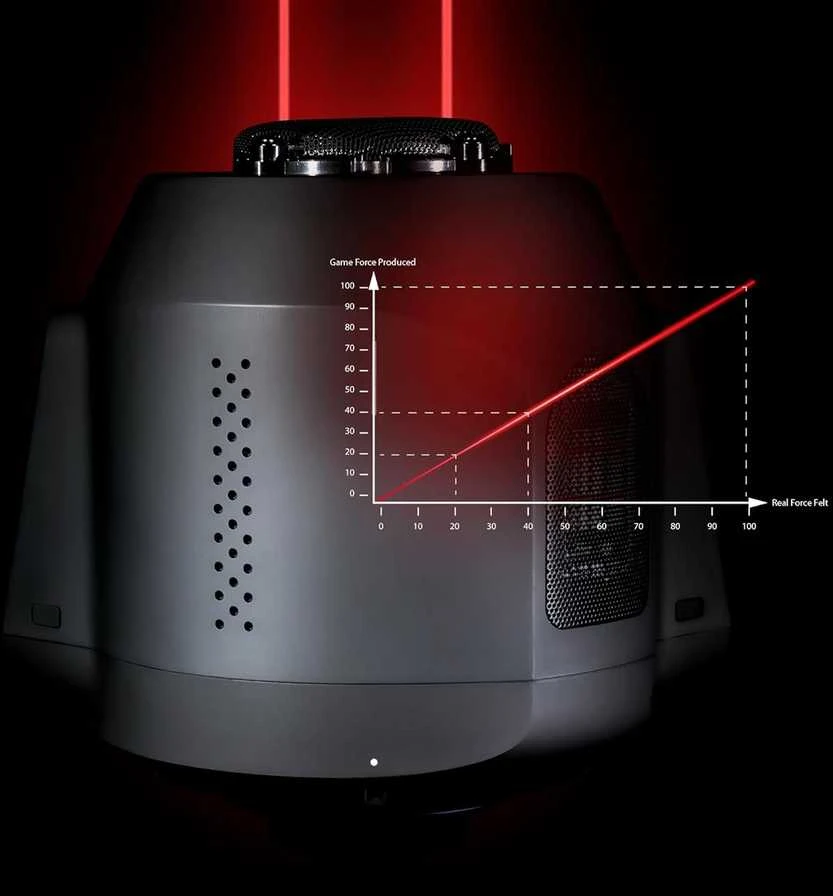 Žaidimų vairas Thrustmaster T−GT II + Baza, Juodos spalvos