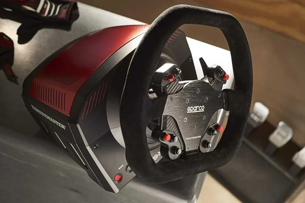 Žaidimų vairas Thrustmaster Steering Wheel TS-XW Racer, Juodos spalvos