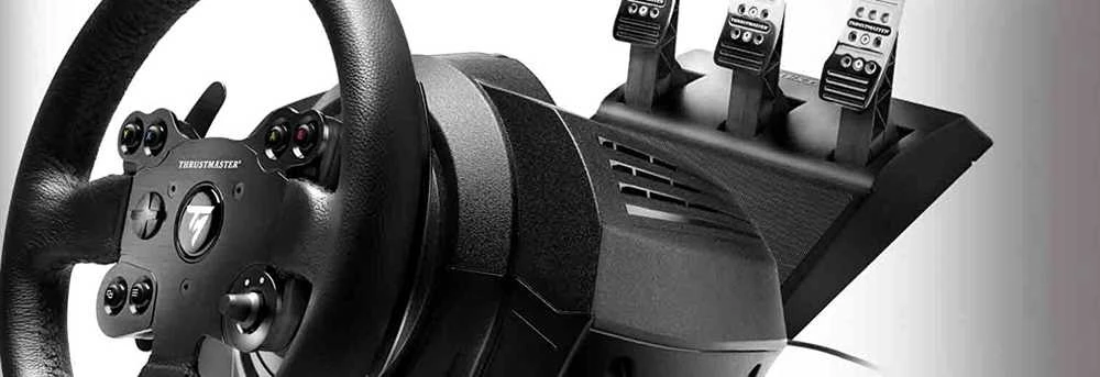 Žaidimų vairas Thrustmaster TX RW Leather Edition