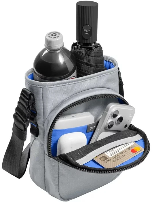 TOMTOC GameOn-G50 Switch 2 JoyCarry Sling Bag (pilka)