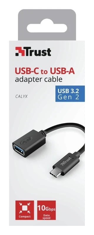 TRUST Calyx USB-C - USB-A adapteris