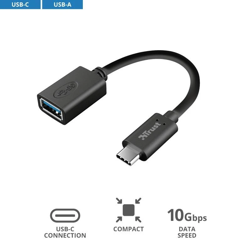 TRUST Calyx USB-C - USB-A adapteris