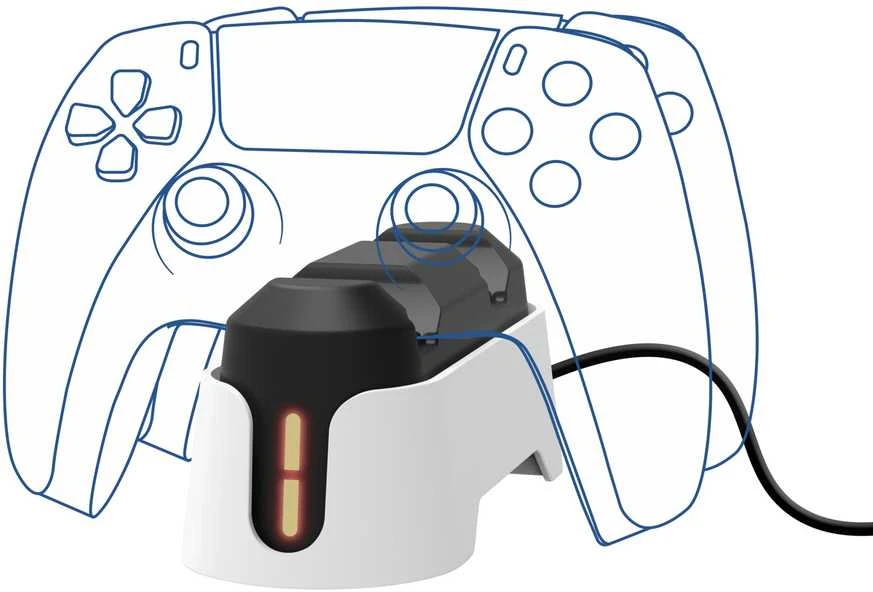 Trust GXT 228 Dviguba įkrovimo stotelė PS5 pulteliams