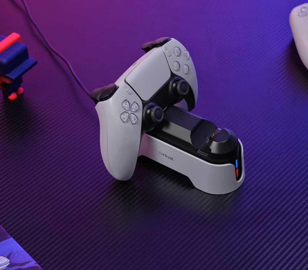 Trust GXT 228 Dviguba įkrovimo stotelė PS5 pulteliams