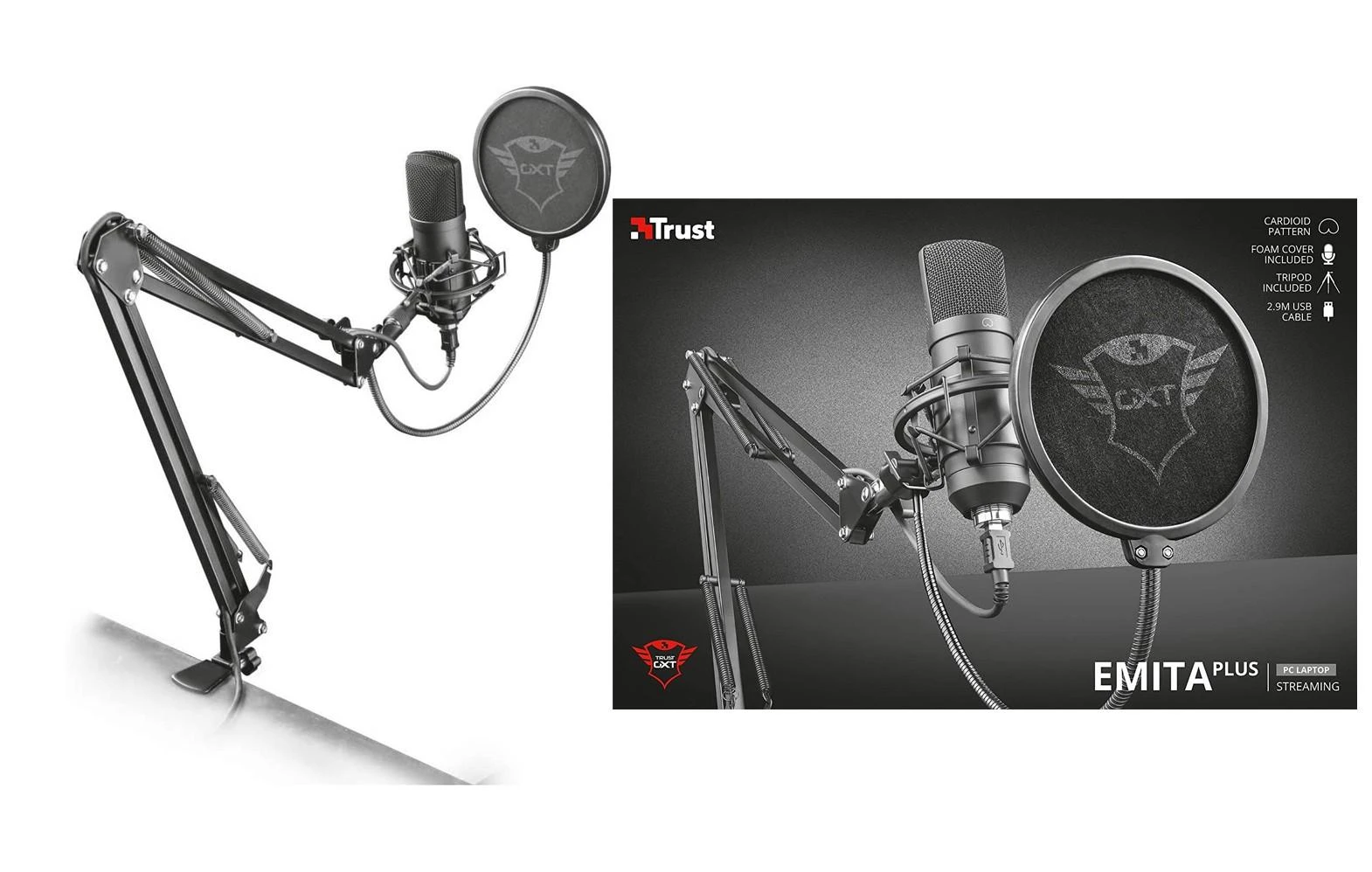 Mikrofonas Trust Emita Plus 22400