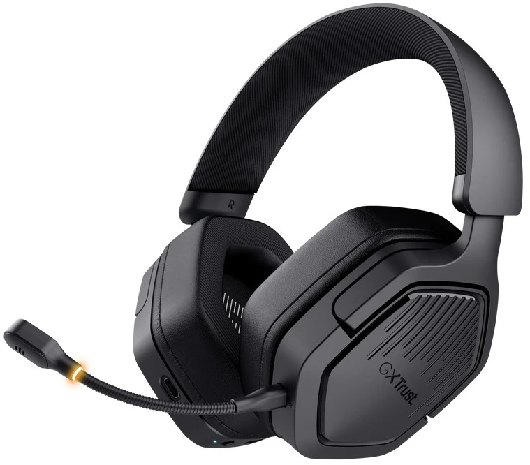 TRUST GXT 493 Carus belaidės žaidimų ausinės | Juodos | PC, PS5, Switch